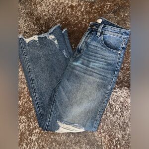 Distressed Wide leg Jeans